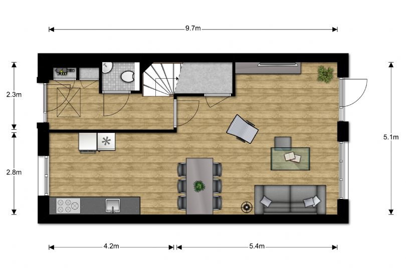 Afbeelding Achter de oude Kazerne 6, 6211 XE Maastricht : 6